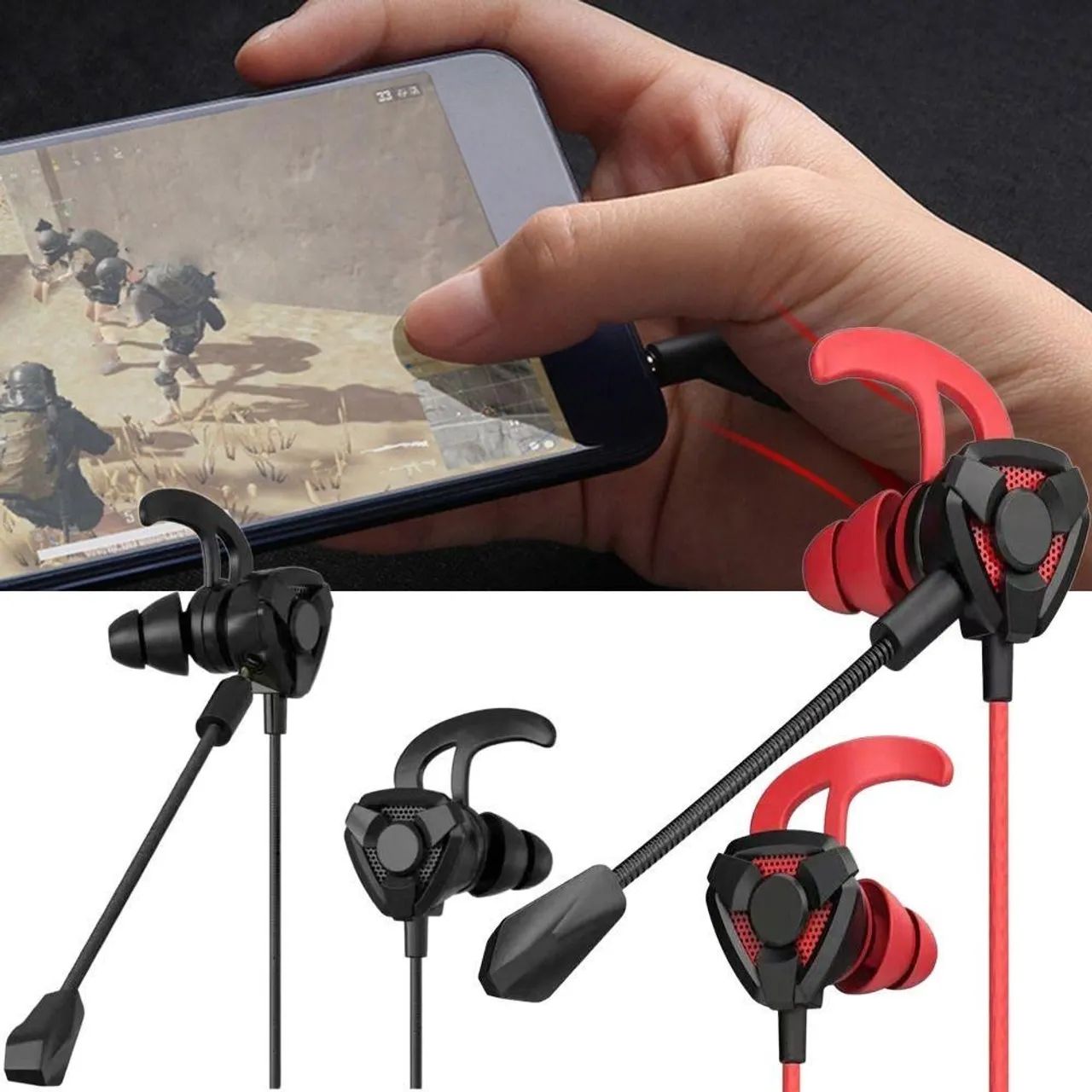 Fone Gamer com Microfone para Celular - Alta Qualidade