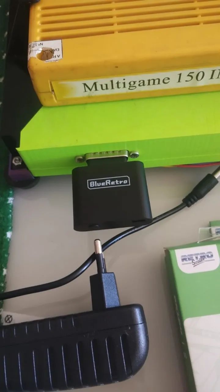 Neo Geo MVS Consolizada + Adaptador BlueRetro + Cartucho 150 em 1 = Kit Completo - Foto 2