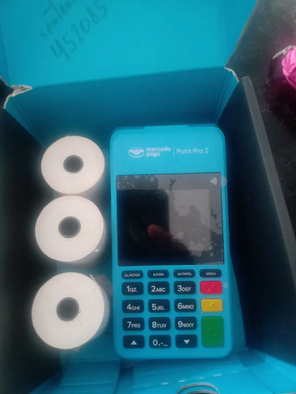 Mercado Pago Point Pro 2 - Máquina de Cartão + Bobinas