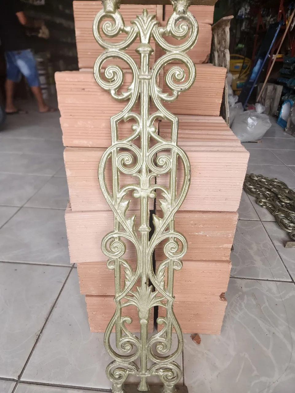 Balaústre antigo para ornamentação