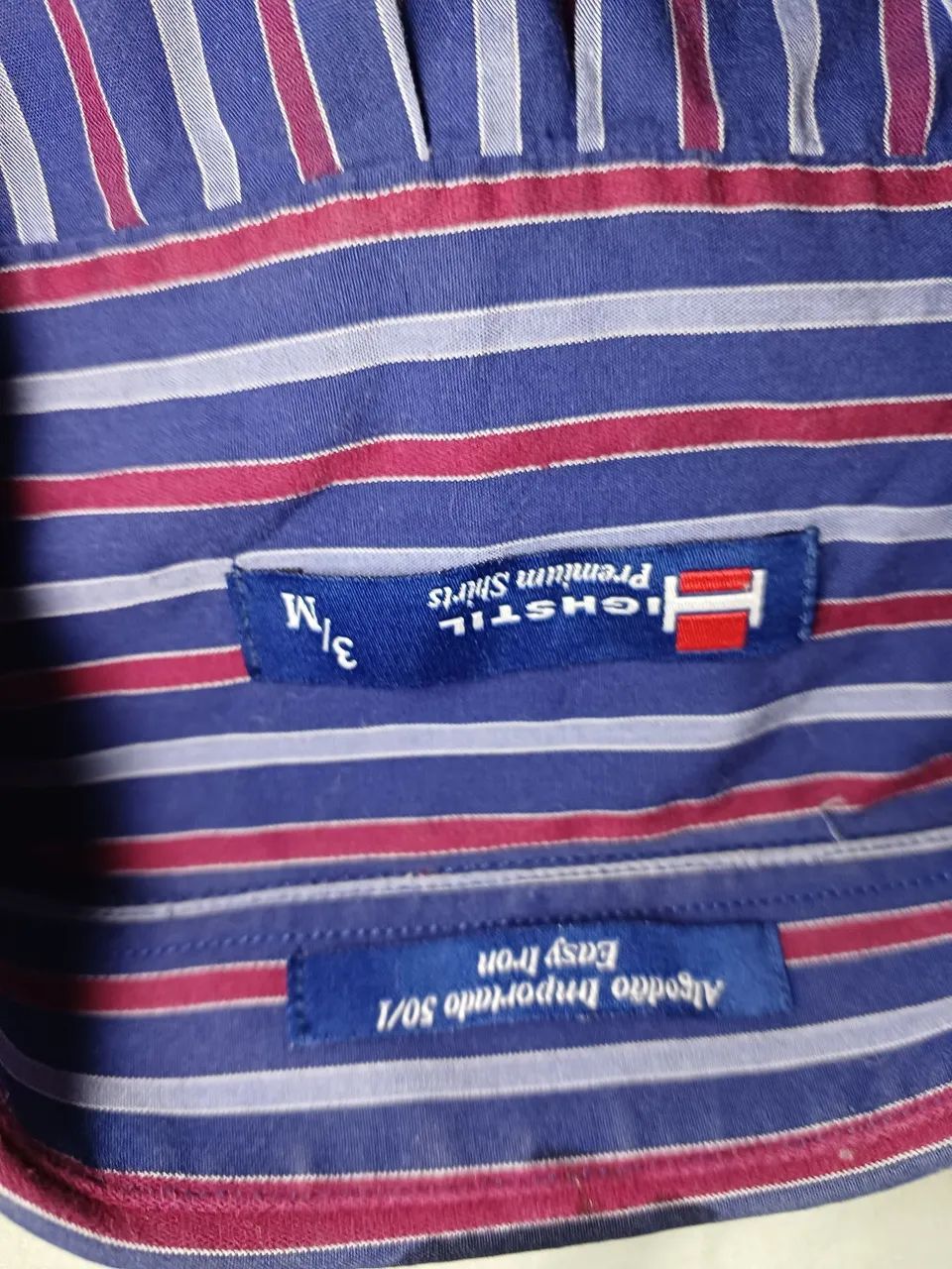 Camisa Listrada Masculina - Elegância e Estilo - Foto 3