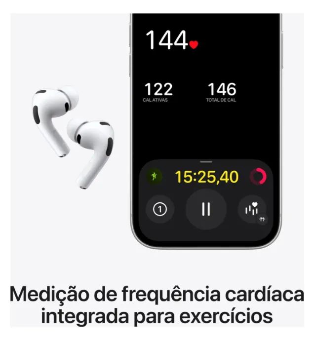Apple AirPods Pro 3 Original | Cancelamento de Ruído | Bluetooth