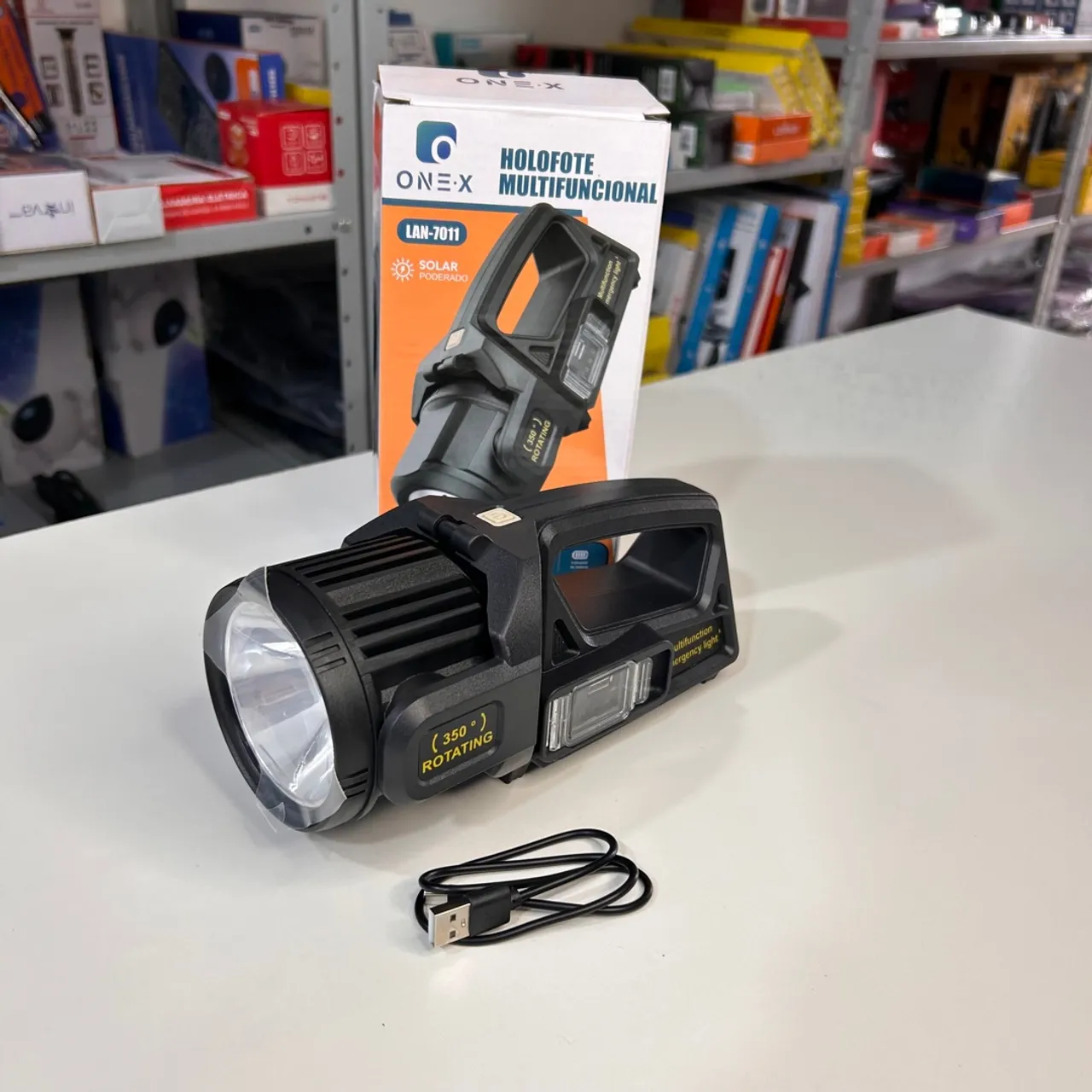 Lanterna Holofote Multifuncional ONEX Lan-7011