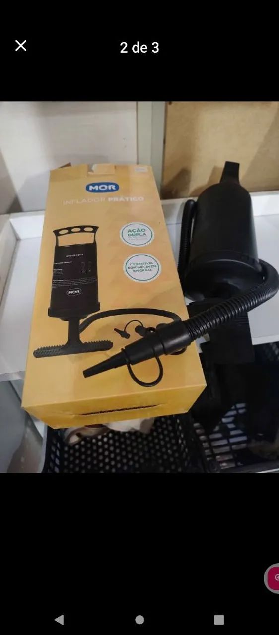 BOMBA ENCHER COLCHÕES INFLÁVEIS  - Foto 4