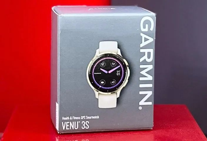 Garmin Relógio Venu 3S - Gold / Ivory - 41MM - Produto Novo com Garantia