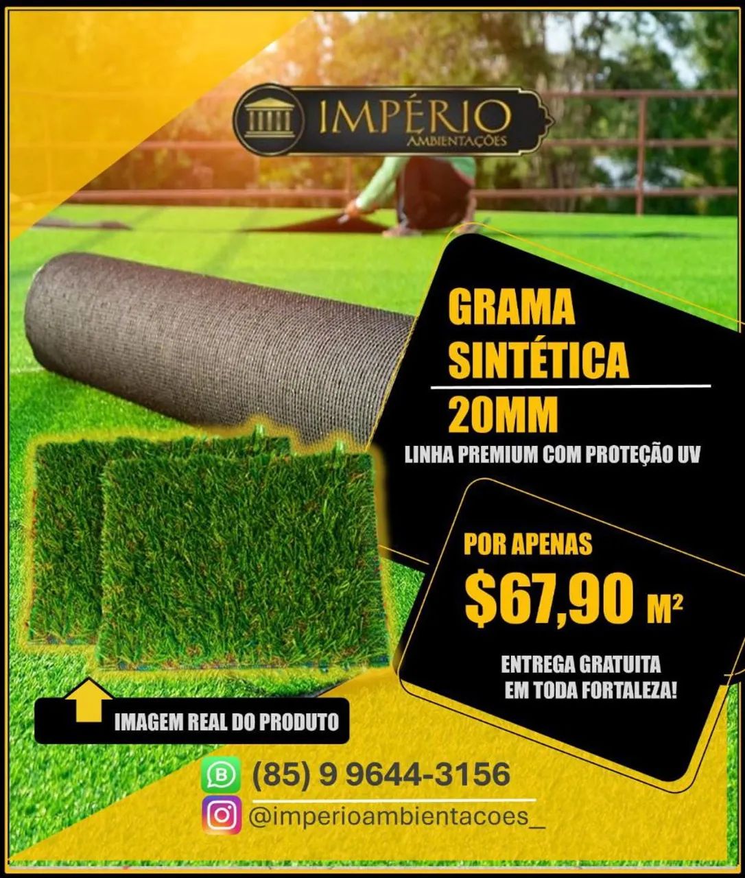 Grama sintética super promoção!