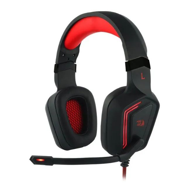 Headset Gamer Redragon Muses 2 Black Led Surround 7.1 USB - WZetta - Foto 2