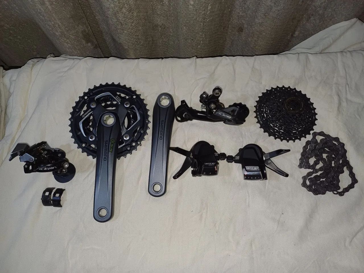 Kit shimano acera/alivio 27 velocidades  - Foto 6