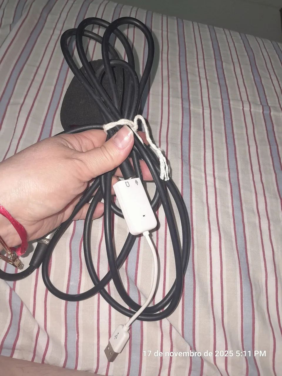 Microfone com placa de som usb - Foto 4