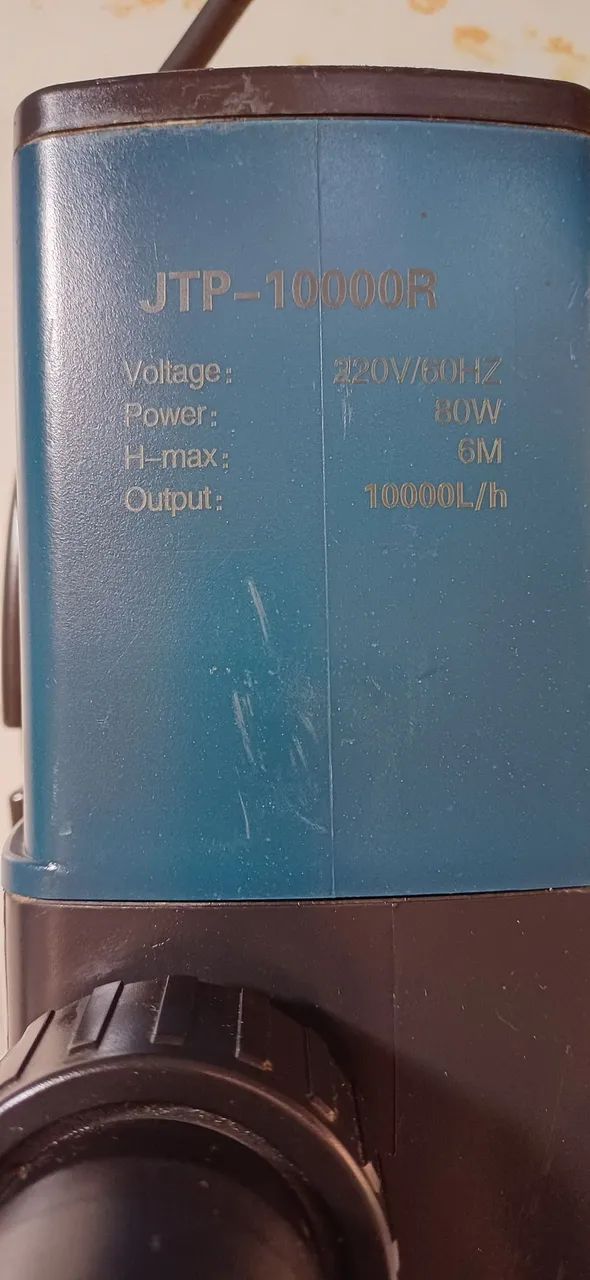 Bomba d'água submersa JTP-10000R 10000L/h 80W 