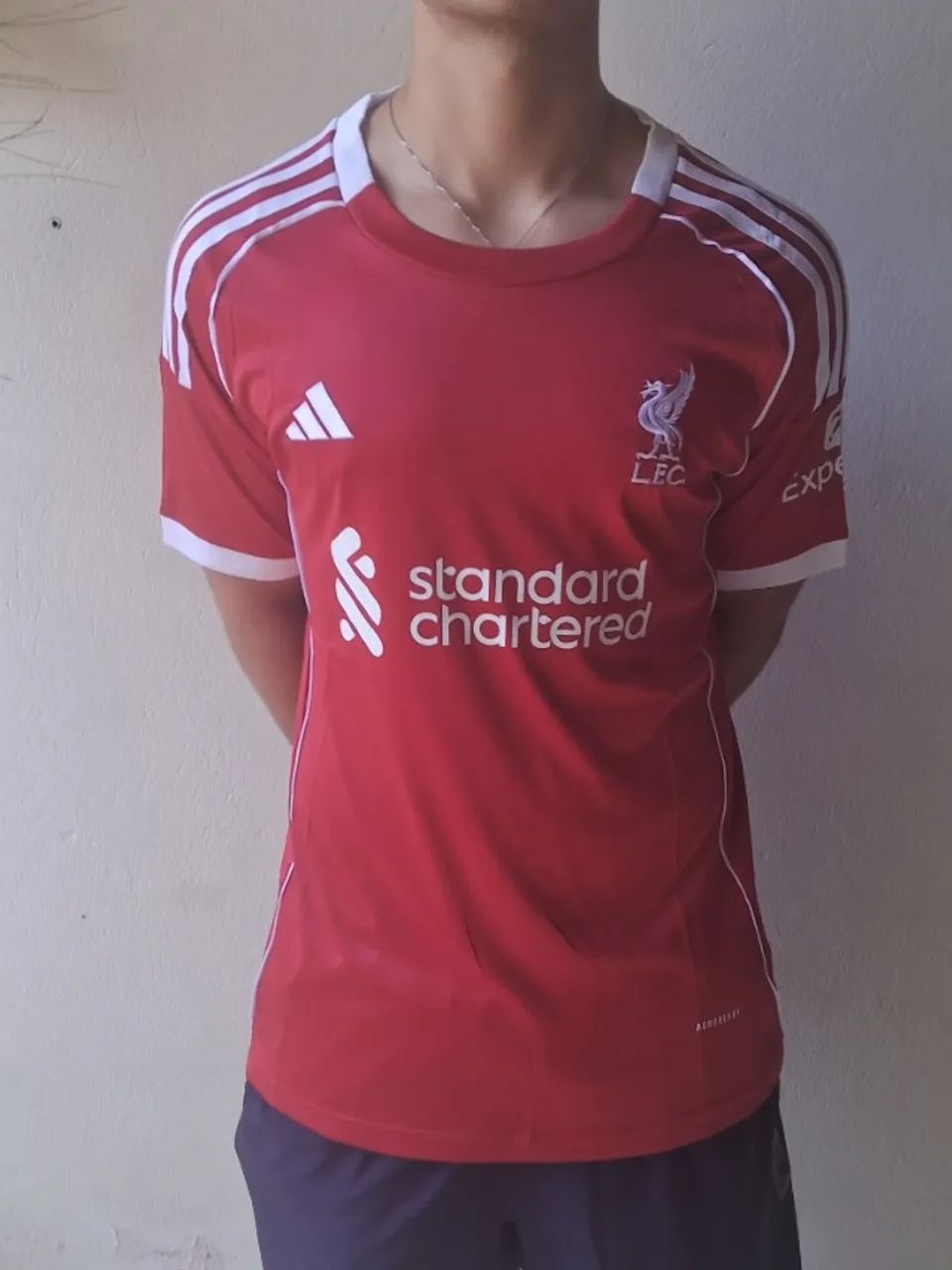 Camisa Liverpool FC Home 2025/26 Vermelha Torcedor M
