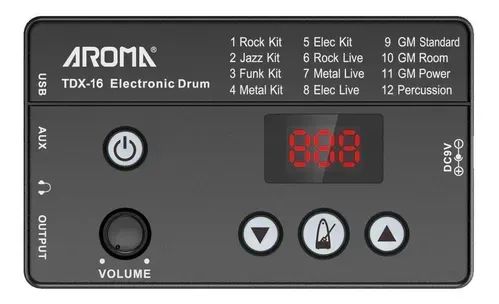 Bateria Eletrônica Turbo TDX-16 - Foto 3