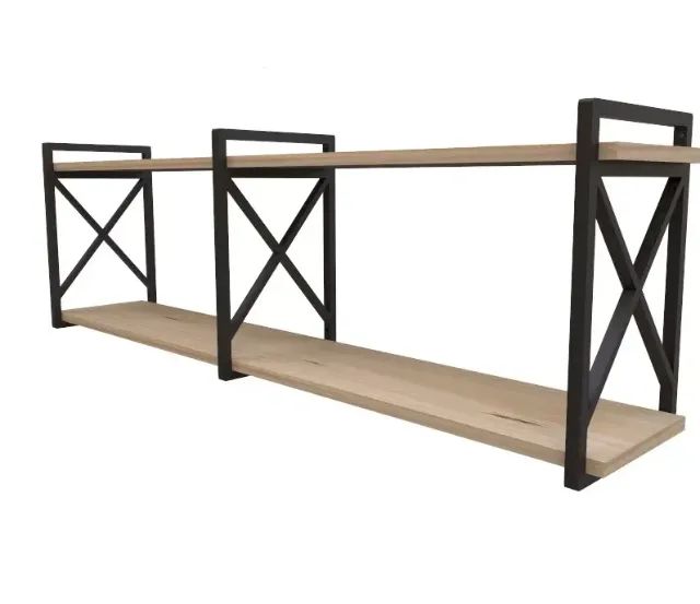 Prateleira Estilo Industrial Medidas 20cm X 115cm Maciça - Foto 5
