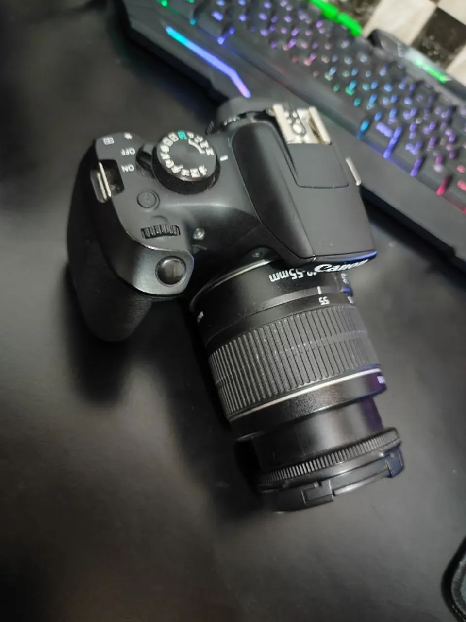 Câmera Canon EOS Rebel T6 + 18-55mm Usado - Foto 5