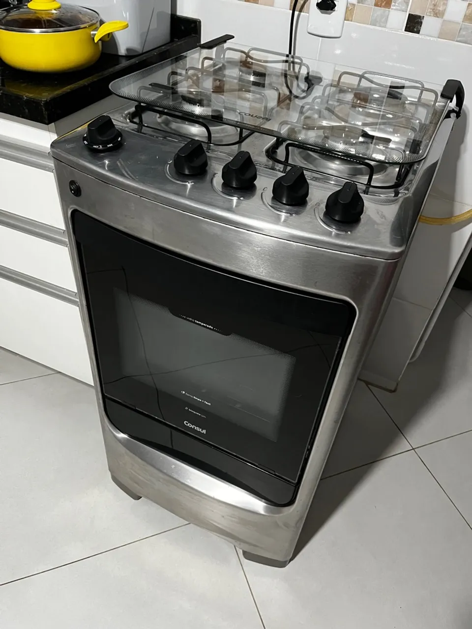 Fogão Consul 4 Bocas Inox