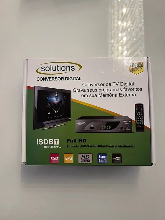 Conversor Digital ISDB-T Full HD - Grava seus programas favoritos