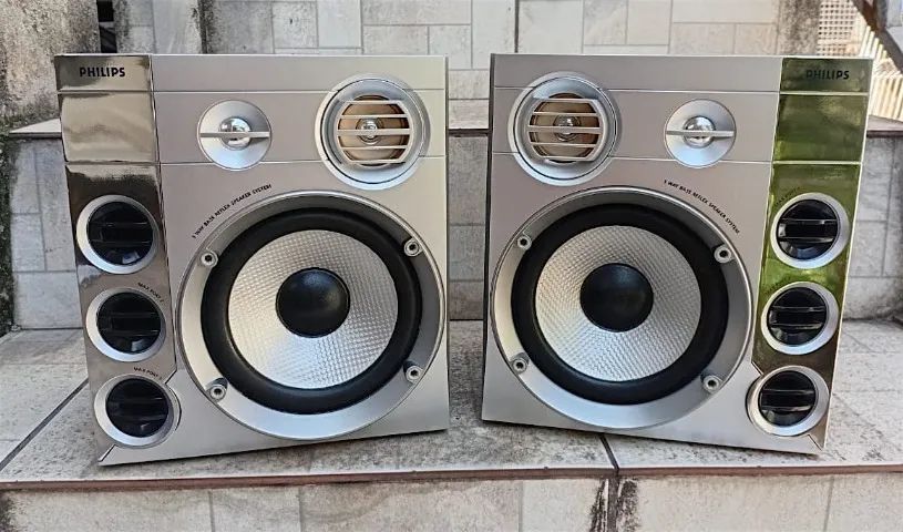Par Caixas Som Philips 3 Vias 6 Omhs - Excelente - Foto 2
