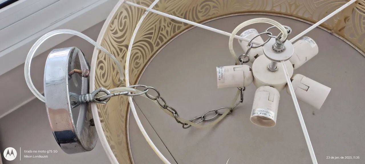 Lustre Cúpula Decorativo - Foto 3