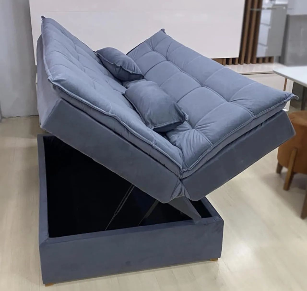 Black Friday! Sofá cama com baú ! Poucas Unidades  - Foto 2
