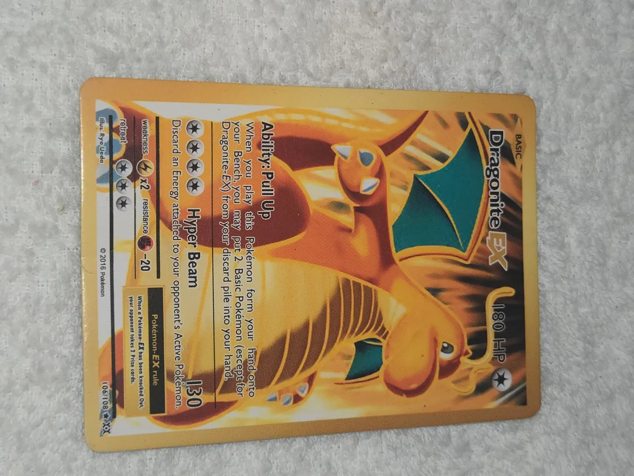 Carta Dragonite EX - Pokemon TCG
