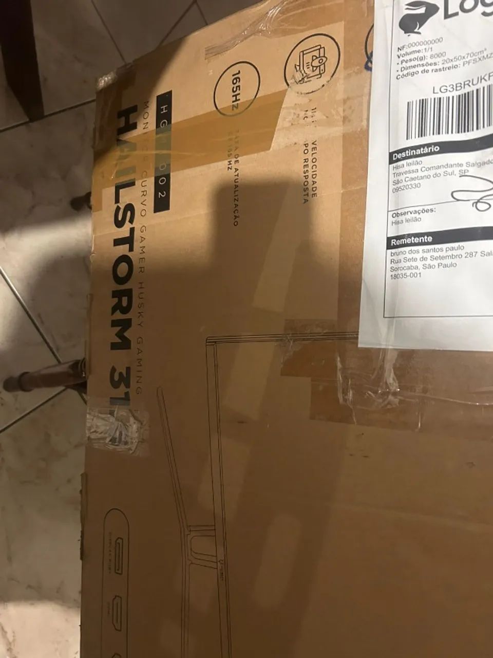 Monitor curvo husky hailstorm 31.5 pl (leia a descrição) - Foto 4