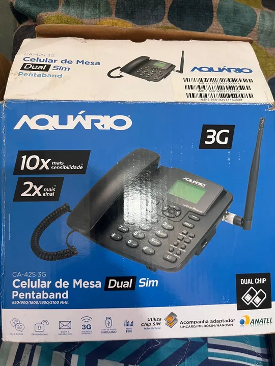 Celular de Mesa Dual Sim Aquário CA-425 3G