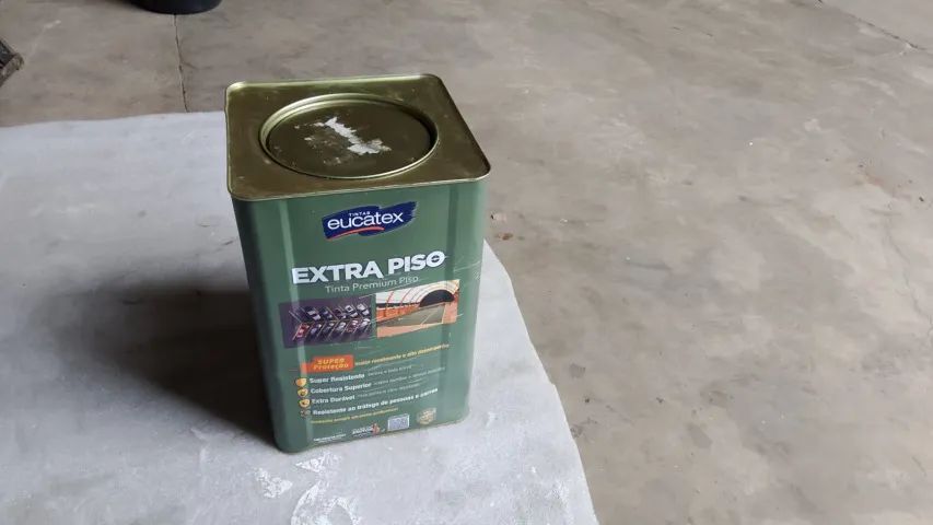 Tinta Eucatex - piso acrílico fosco azul - 18 L - Foto 2