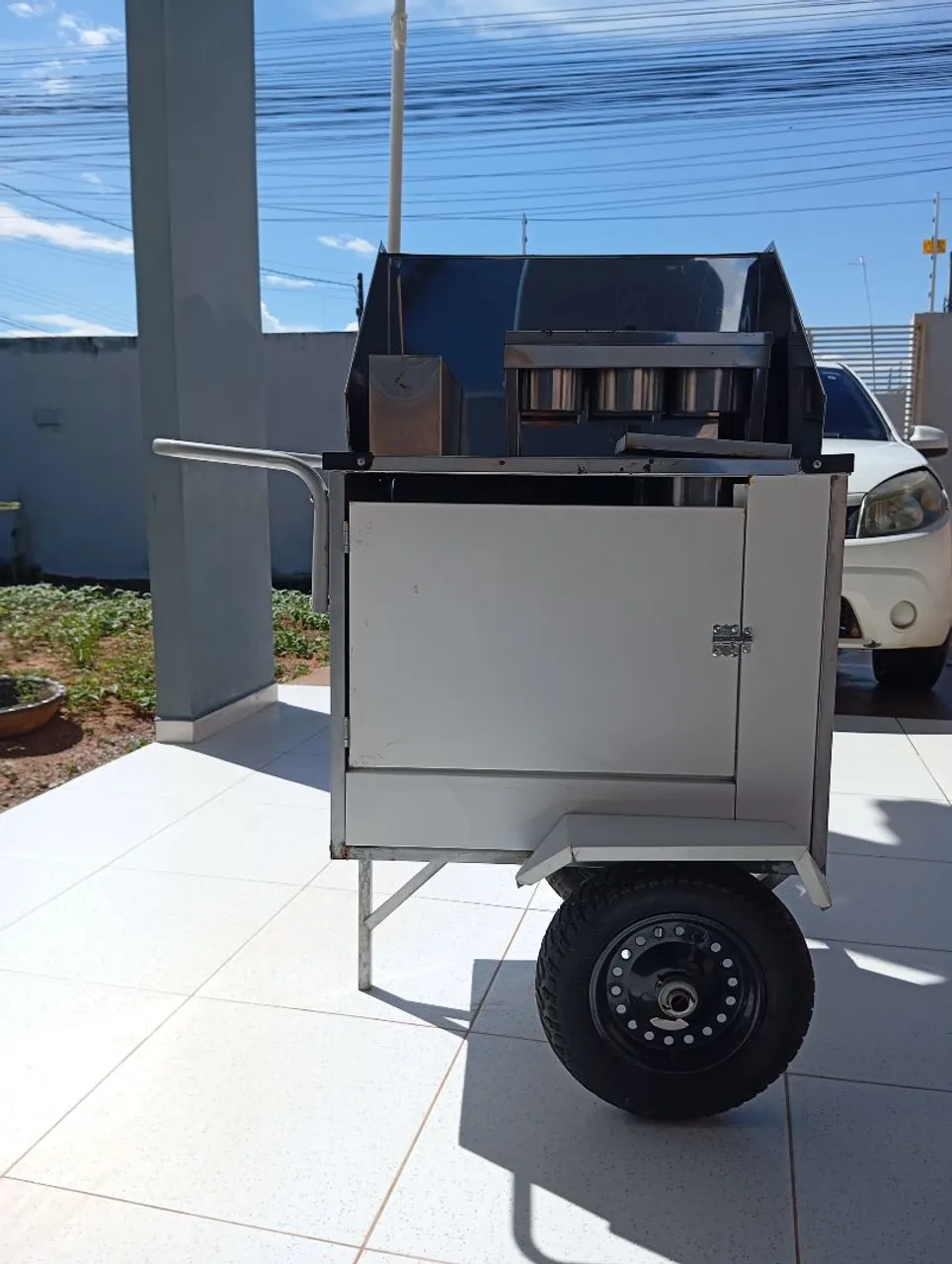 Carrinho de hot dog/ cachorro quente completo e pronto para o trabalho