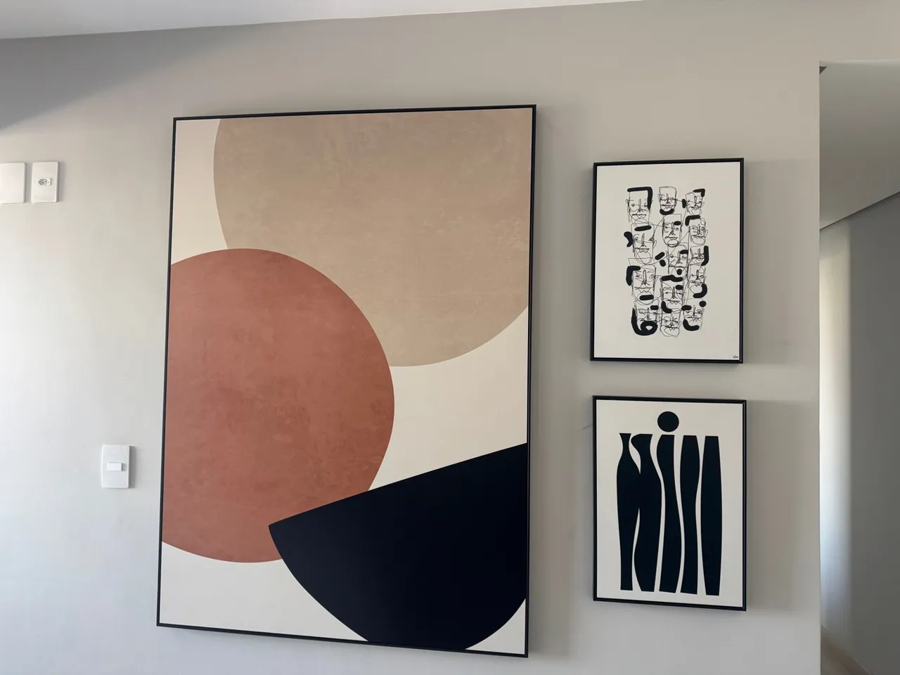 Quadros Decorativos Modernos - Conjunto Elegante