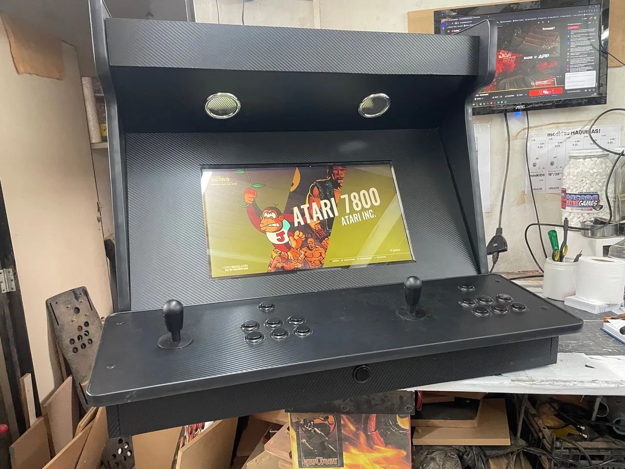 Bartop Multijogos AllBlack3D - Foto 3