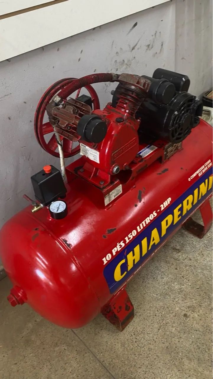 Compressor de ar chiaperine 150 litros - Foto 4
