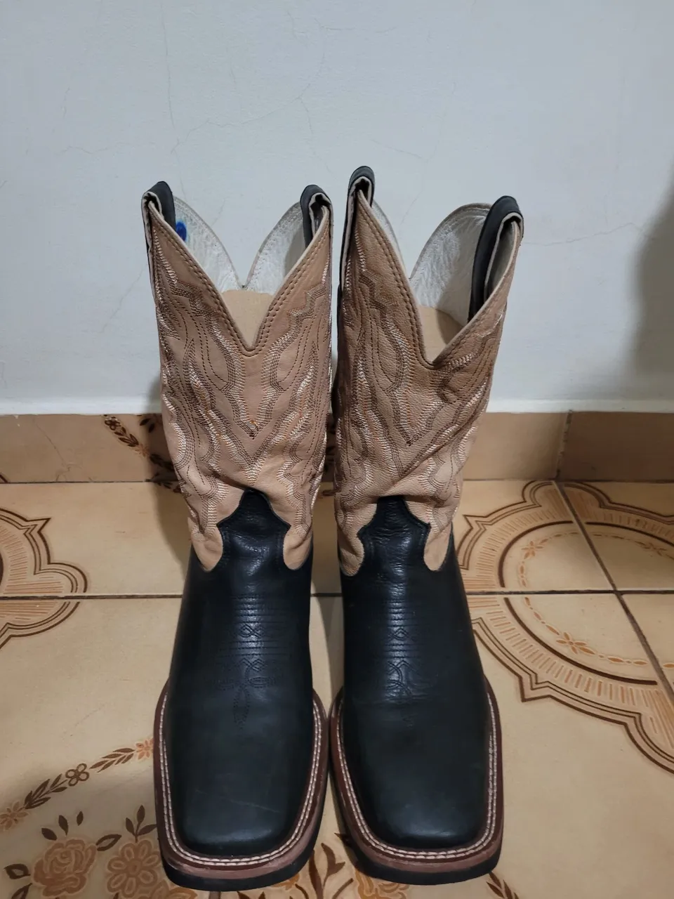 Botas Texanas Couro Legítimo
