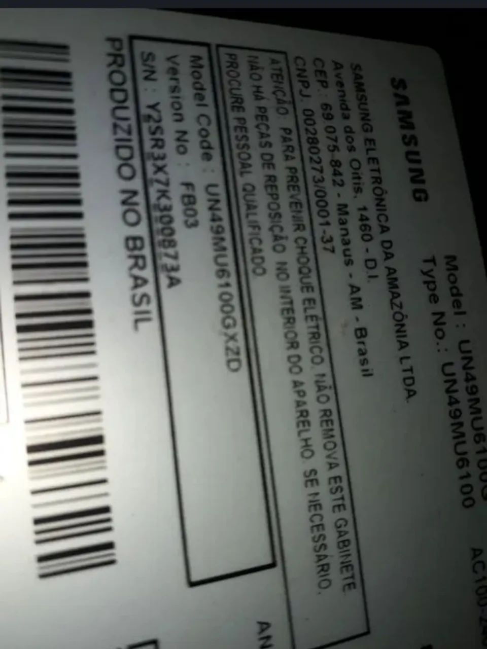 TV smart 49 polegadas com tela trincado  - Foto 3