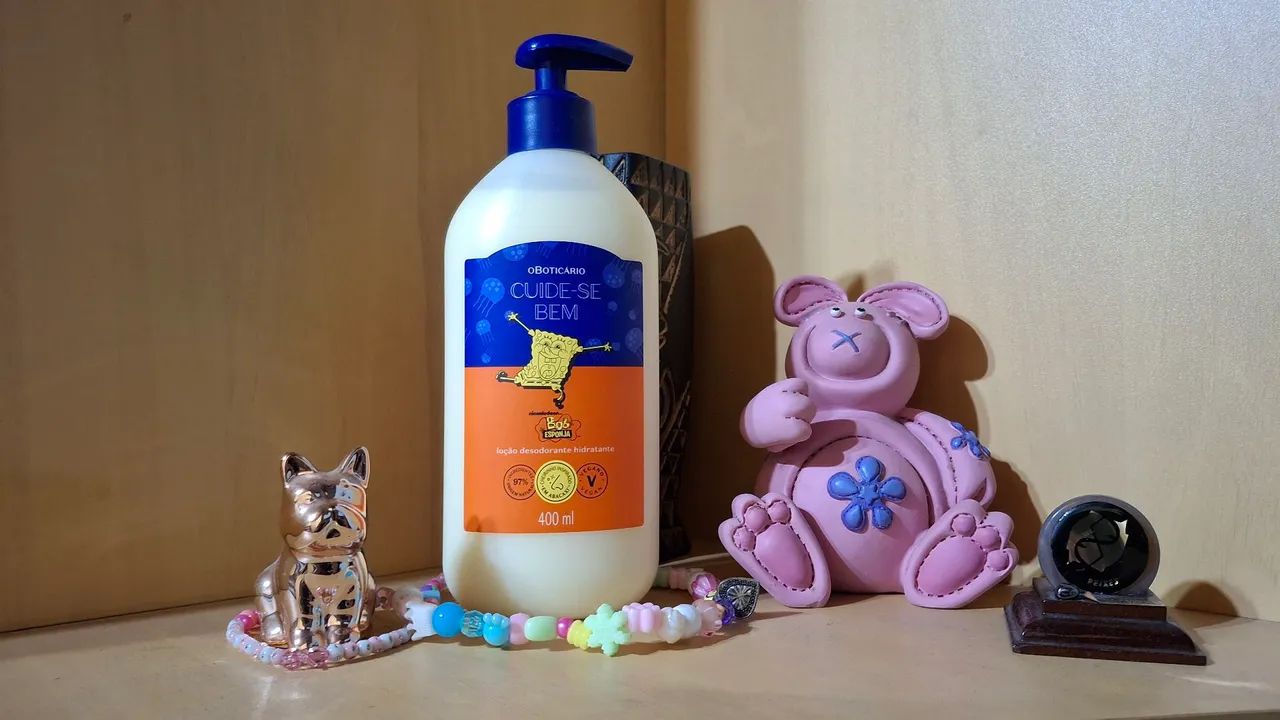 Loção Hidratante Cuide-se Bem Bob Esponja