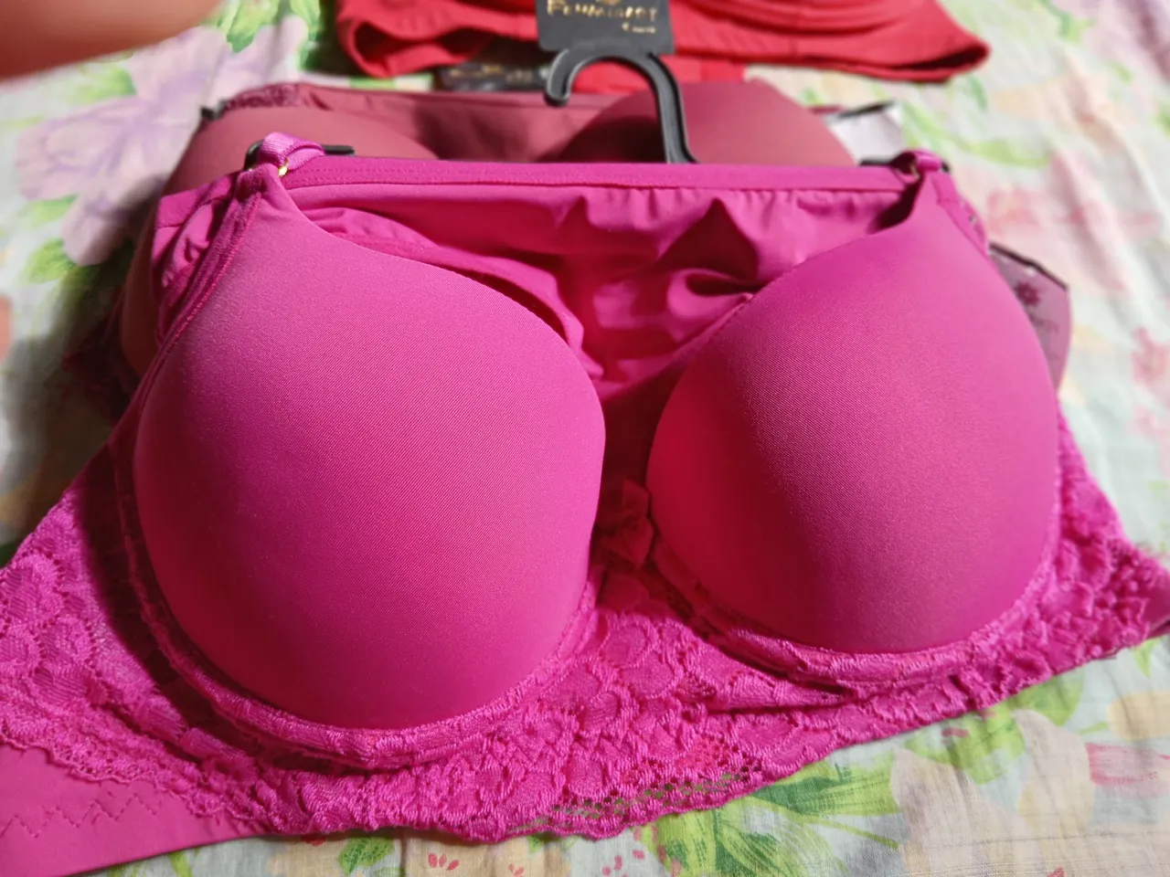 Sutiã renda rosa - novo!