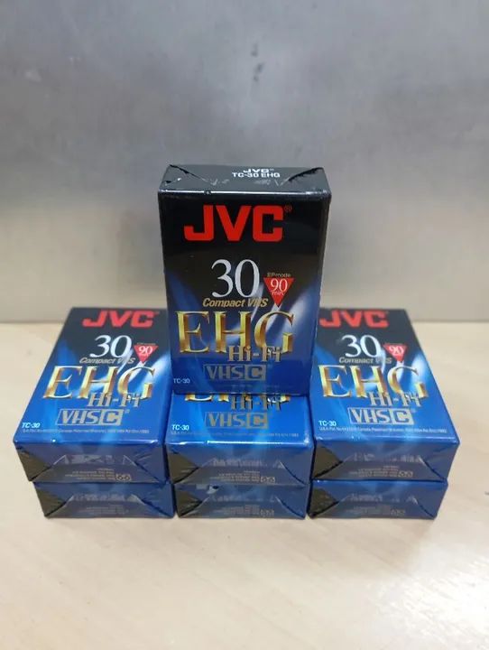 Fita VHS JVC EHG Hi-Fi 30min - EP Mode - Foto 2