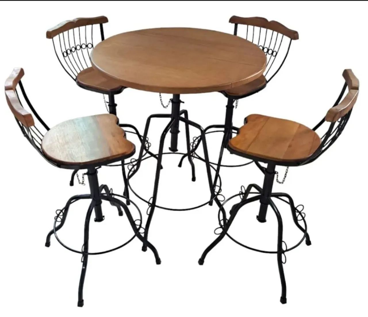 Mesa bistrô 4 cadeiras 