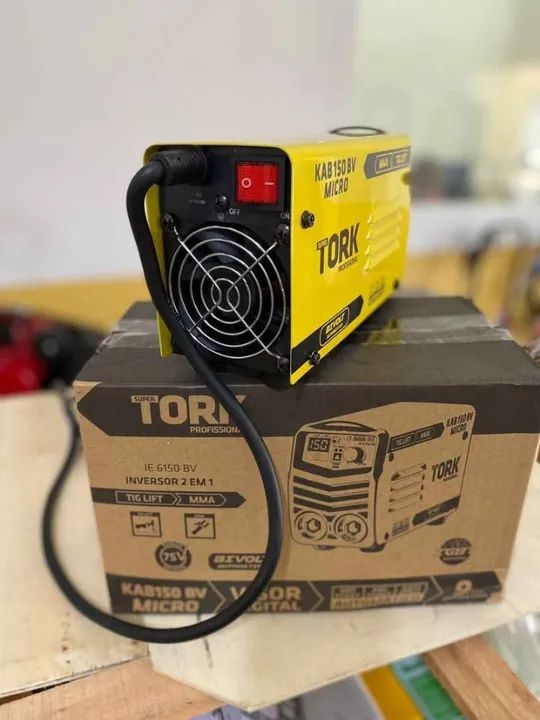 Máquina Inversora de solda profissional 150amp kab150 - Tork(Loja) - Foto 4