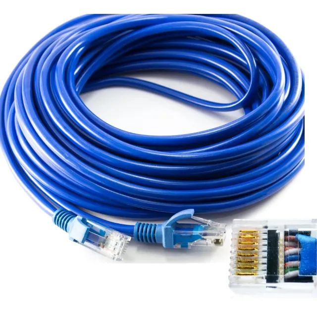 Cabo De Rede Cat5 2m 3m 5m Rj45 Lan Internet 10m 15m 20m - Foto 2