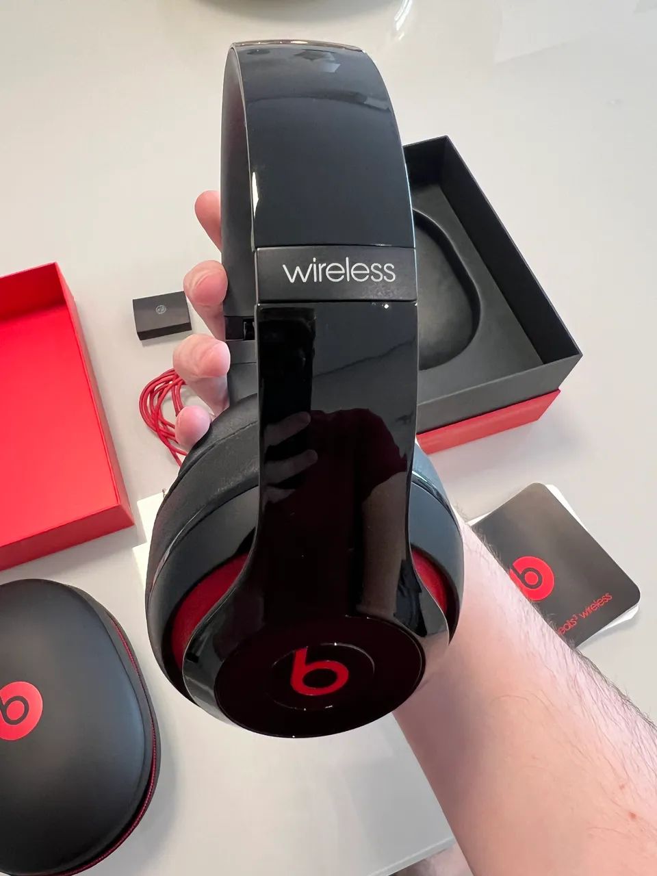 Beats Studio 2 Original e Completo - Novo - Vermelho e Preto  - Foto 5