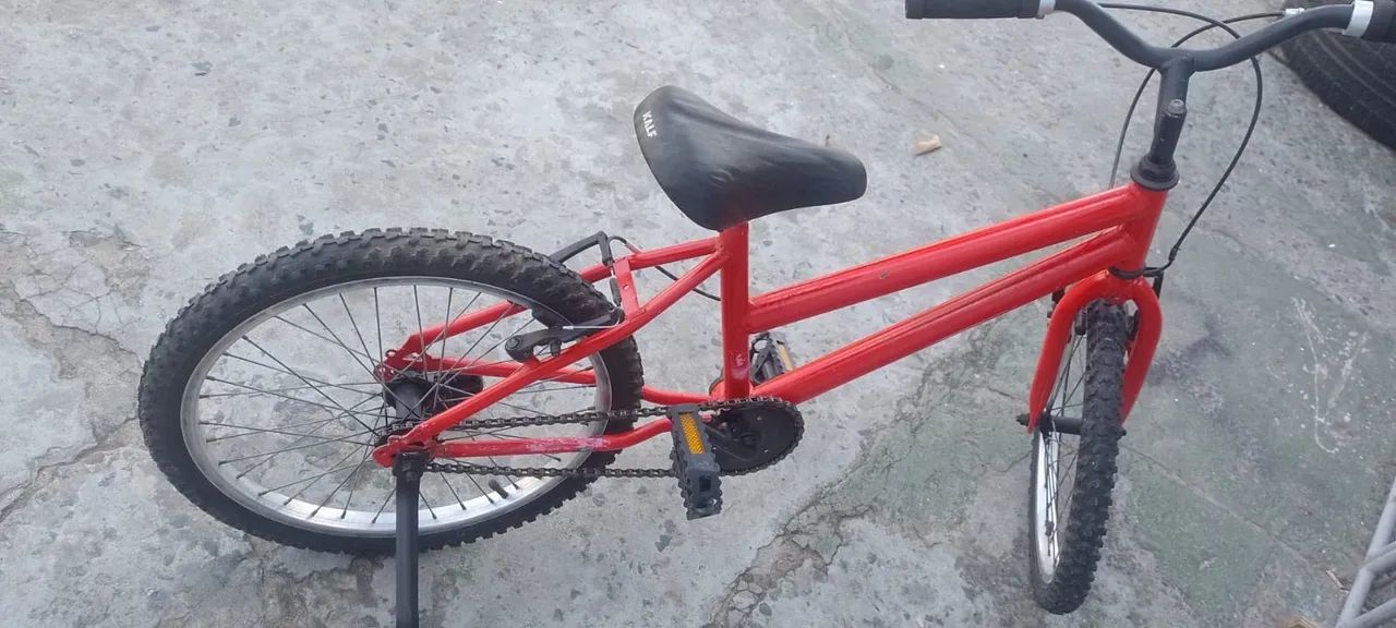 Bicicleta Infantil Vermelha ARO 20 - Foto 2