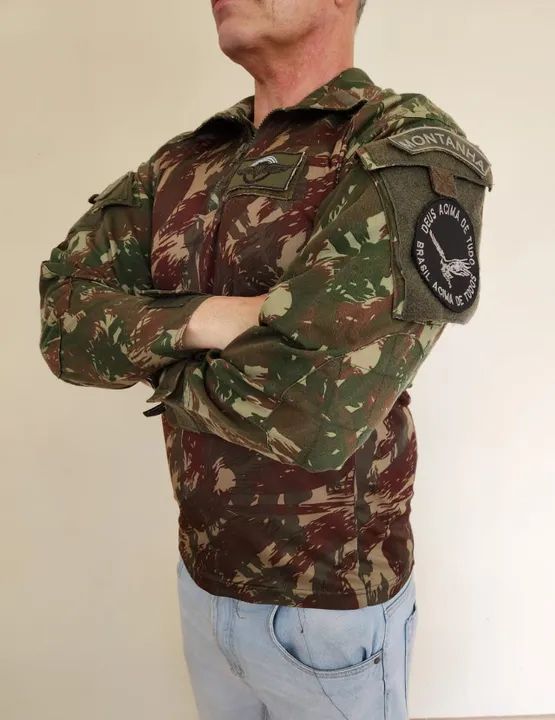 Gandoleta camuflada modelo EB pouco uso em excelentes condições - Foto 6