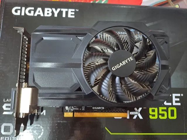 Placa de Video VGA Gigabyte Geforce GTX950 2GB OC DDR5 PCI-Express 3.0