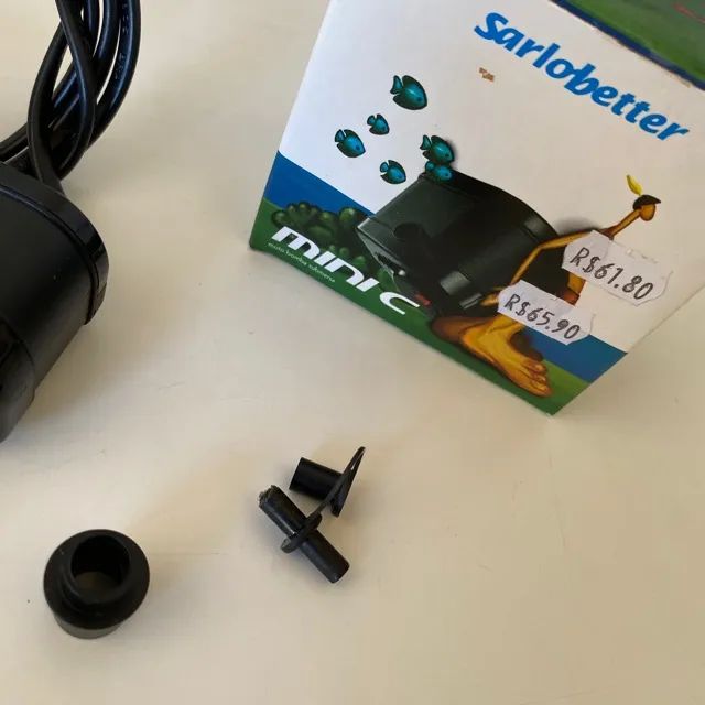 Ref.242 Motobomba aquário 110v fonte Sarlo Better Sb mini - Foto 3