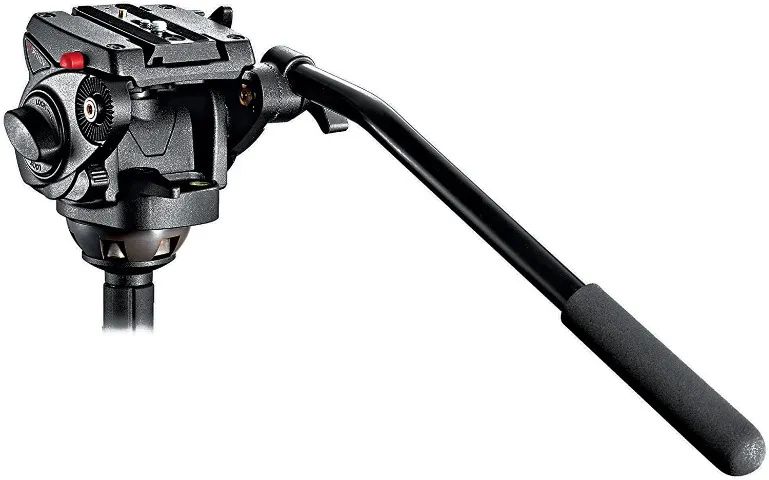 Cabeça Hidraúlica Tripé Manfrotto 501 HDV Profissional  - Foto 5