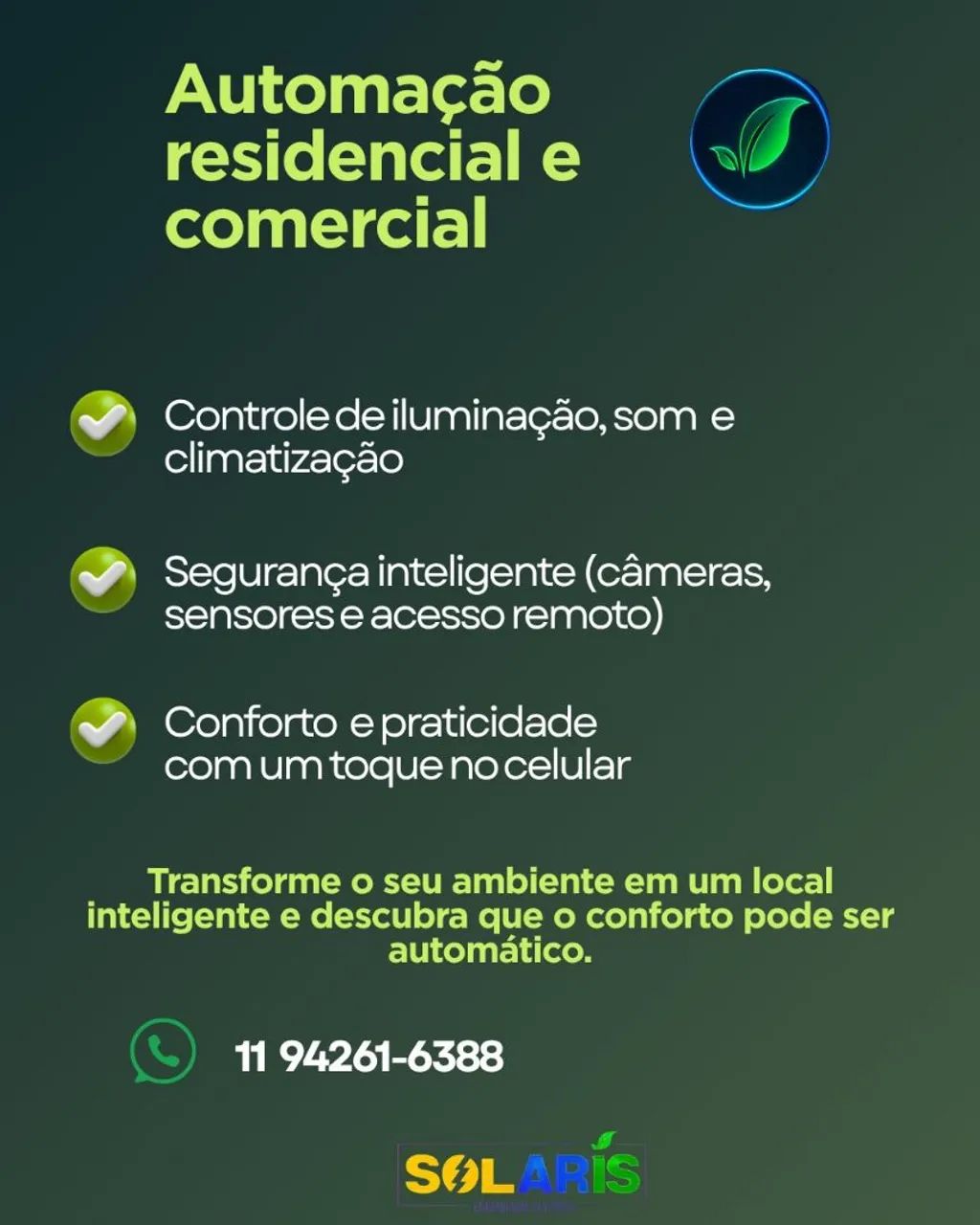 Automação residencial e comercial