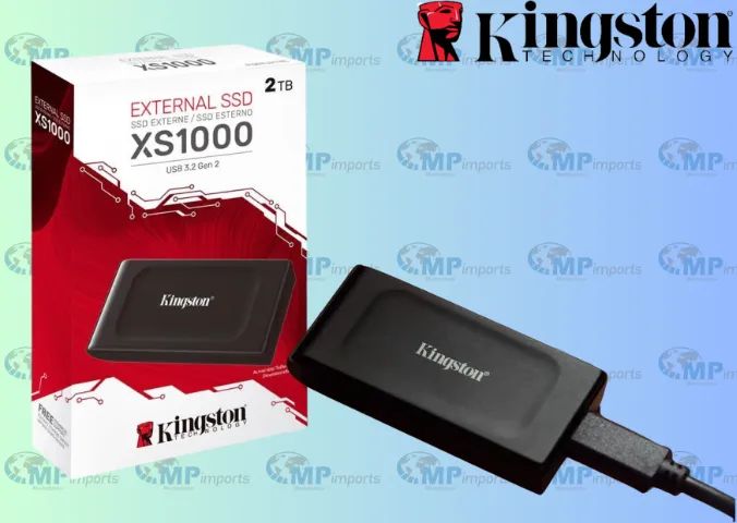 Loja MP Imports: SSD Externo Kingston Xs1000, 2TB, Usb 3.2 Gen 2-Sxs1000r/2000g - Foto 5