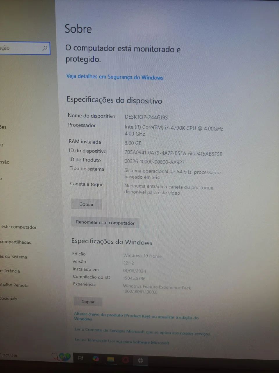 Computador Intel Core i7 4790K 8GB RAM