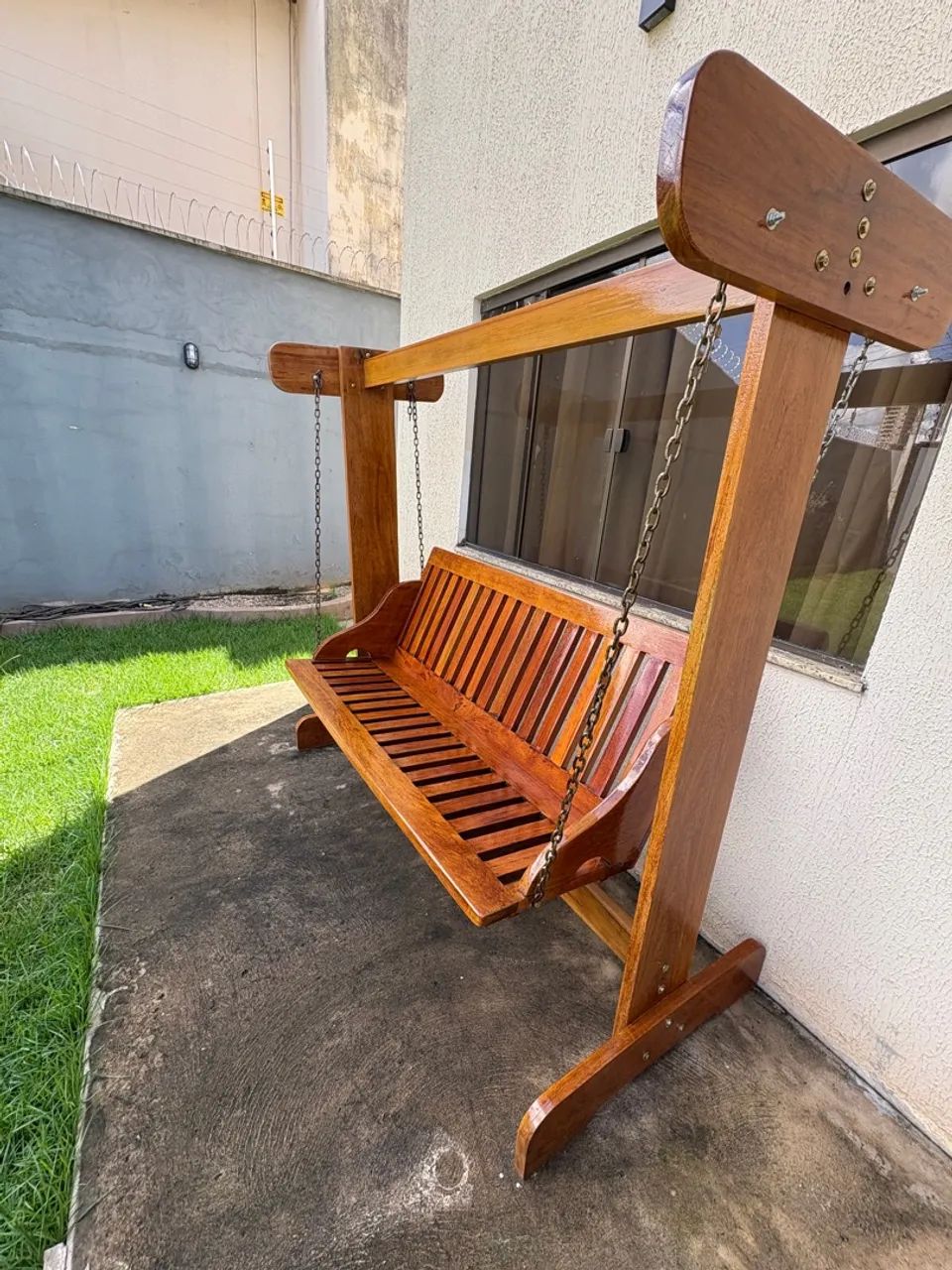 Balanço de madeira - Foto 4