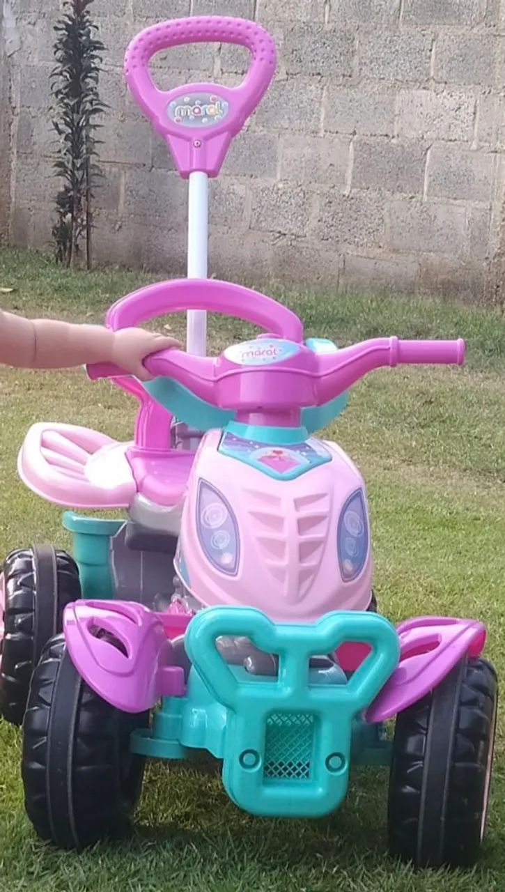 Mini Quadriciclo Infantil Rosa Maral